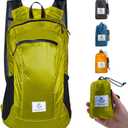 4Monster Hiking Daypack,Water Resistant Lightweight Packable Backpack for Travel Camping Outdoor (16L)
