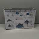 PBD Digital Outdoor TV Antenna, 150 Miles Range, 360 Rotating Directional Motor with Remote Control, Dual TV Support, Mounting Pole, 40FT RG6 Cable, UHF/VHF Reception