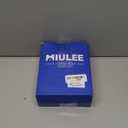 MIULEE Natural White Linen Curtains 48 Inch Long for Bedroom Living Room, Soft Thick Linen Textured Window Drapes Semi Sheer Light Filtering Rod Pocket Back Tab Neutral Farmhouse Cream Ivory 2 Panels