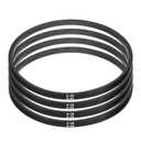 uxcell 4 Pcs A26 or 4L280 Classic Wrapped Rubber V-Belt, 26"(650mm) Inside Circumference, A Profile V Belt