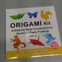 Origami Kit for Kids, 120 Sheets Origami Paper with Instructions Book, 6x6 Inch Square Easy Single Sided Color Folding Paper Set for Beginners Adults Kids Activity Birthday Christmas Gift