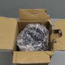 Vurkcy 2.5 inch Inlet Exhaust Tip, 3" Outlet 12" Overall Length Stainless Steel Exhaust Tail Pipe, Clamp-On, Rolled Edge, Slant Sleek Angle Cut, Polished Tailpipe, Silvery