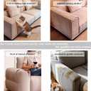 Couch Arm Covers for Sofa, Armrest Armchair Covers Stretch Recliner Chair Slipcovers, Set of 2 (Gray, Large)