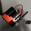 1/10 Simulated 8274 Vertical Winch Aluminum 6-12.4V 50lbs Load Capacity for RC Crawler AXIAL SCX10 TRX4 RC4WD Upgrade Part (Red)