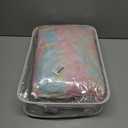 Faux Fur Queen Comforter Set - Super Soft & Warm Plush Shaggy Bed Comforter, Cozy Fuzzy Bedding Comforter Sets for Fall and Winter, Non-Shedding, 3 Pcs(1 Comforter + 2 Pillowcases) (02# Tie-dye)