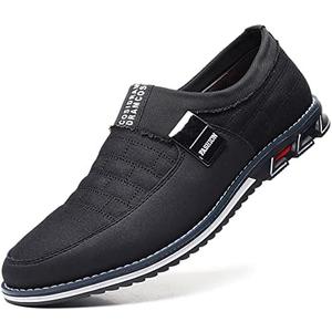 COSIDRAM Men Casual Shoes Fashion Business Luxury Dress Shoes Office Loafers Flats Sneakers for Male, Size 8
