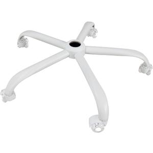 Frassie Office Chair Base Replacement with Wheels, Heavy Duty 2500LBS Metal Stool Chair Base, 28 inch Desk Chair Base Replacement Part White