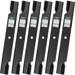 GICOOL 6-Pack 91-626 Lawn Mower Blades, Compatible with Scag, Ferris, Bad Boy 61" Decks, Replaces 48111, 481708, 5101755, 5022808ASM
