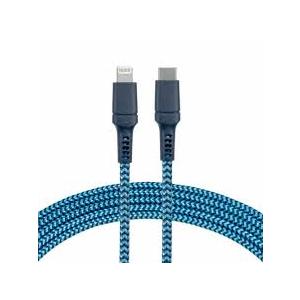 Cell Candy 10ft Braided 8-Pin Lightning Cable Blue