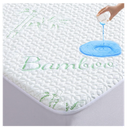 GOONIK Twin XL Mattress Pad Cover for College Dorm Room Essentials, Back to School Viscose Made from Bamboo Pillow Top Cooling Twin Extra Long Mattress Topper, 6-21 inches Deep Pocket, 39x80 inches