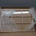 4x6 Oak Wood Picture Frames Collage Wall Decor Natural Woodgrain, Solid Oak Wooden Family Photo Collage Frame 9 Openings, Glass Front, Wall Hanging Display 9 4x6 Pictures (11.5x17.5-9 openings)