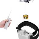 Universal Drone Airdrop System Compatible with DJI Mavic Mini 4 Pro, Mini 3, Mini 2, Air 2, Air 2S, Mavic 3 Pro, Mavic 2 - Payload Clip, Release Device, Airdropper with Fish Bait Ring Thrower Accessories (Drones Not Included)