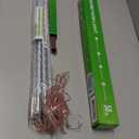 BlueFire Upgraded Meteor Shower Lights, 19.68 Inch 10 Tubes 540 LEDs Outdoor Icicle Christmas Lights, Waterproof Falling Rain Lights for Tree Holiday Porch Yard Patio Roof Party Decoration (White)