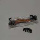 Violin Shoulder Rest for 4/4 and 3/4 Size, [Imitation Wood Grain] Violin Shoulder Rest with Comfortable Foam Pad & Height Adjustable Feet