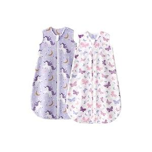 Yoofoss Baby Sleep Sack  1.5 Tog Sleep Sack, Fleece Baby Wearable Blanket with 2-Way Zipper, Infant Sleeping Sack, Soft Warm Lightweight 0-6 Months