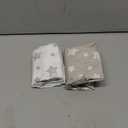 Bedside Sleeper Bassinet Sheets Waterproof 2 Pack Compatible with Mika Micky & MiClassic & Milliard Bassinet, Fit Most Bedside Sleeper Bassinet Mattress, Grey&White