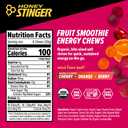 Honey Stinger Organic Fruit Smoothie Energy Chew, Gluten Free & Caffeine Free, for Exercise, Running and Performance, Sports Nutrition for Home & Gym, Pre and Mid Workout, 12 Pack, 21.6 Ounce (EXP 02/18/27)