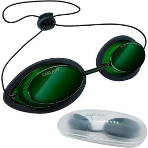 200nm-2000nm Laser Protection IPL Safety Glasses, See-through Anti Fog UV400 Absorption Filtering Eye Protection Goggles, OD4+ for Tanning Hair Removal Eye Protection