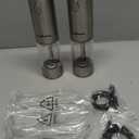 ThermoMaven Upgraded Larger Capacity Electric Salt and Pepper Grinder Set, 110ml Rechargeable Salt and Pepper Shaker with LED light, Stainless Steel Automatic Pepper Mill with 6 Adjustable Coarseness (Silver)