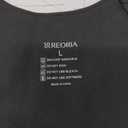 REORIA Butsmooth Womens Sexy Sleeveless Square Neck Double Lined Basic Bodysuit Tank Tops (Large, Black)