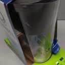 Brita Water Filter Space Saver Pitcher for Tap and Drinking Water with 1 Elite Filter, Black