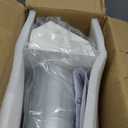 4 Inch Dryer Vent Cover Outside Hooded Wall Vent with Screen and Damper, Exhaust Vent Wall Mount Exterior Wall Vents Cover Cap for Dryer Ventilation&Outdoor Air Exhaust,Galvanized Steel,White
