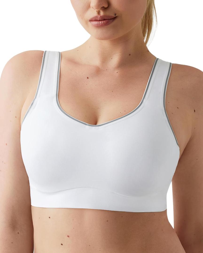 Wacoal Womens Sydney Sport Underwire Bra 855302 White 32-DDD