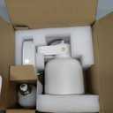 Aisilan Bedroom Wall Sconces with On/Off Switch Hardwire White Wall Light with E26 Bulb Indoor Sconce Wall Lighting for Bedside 7W Wall Mounted Light for Living Room Hallway Fireplace