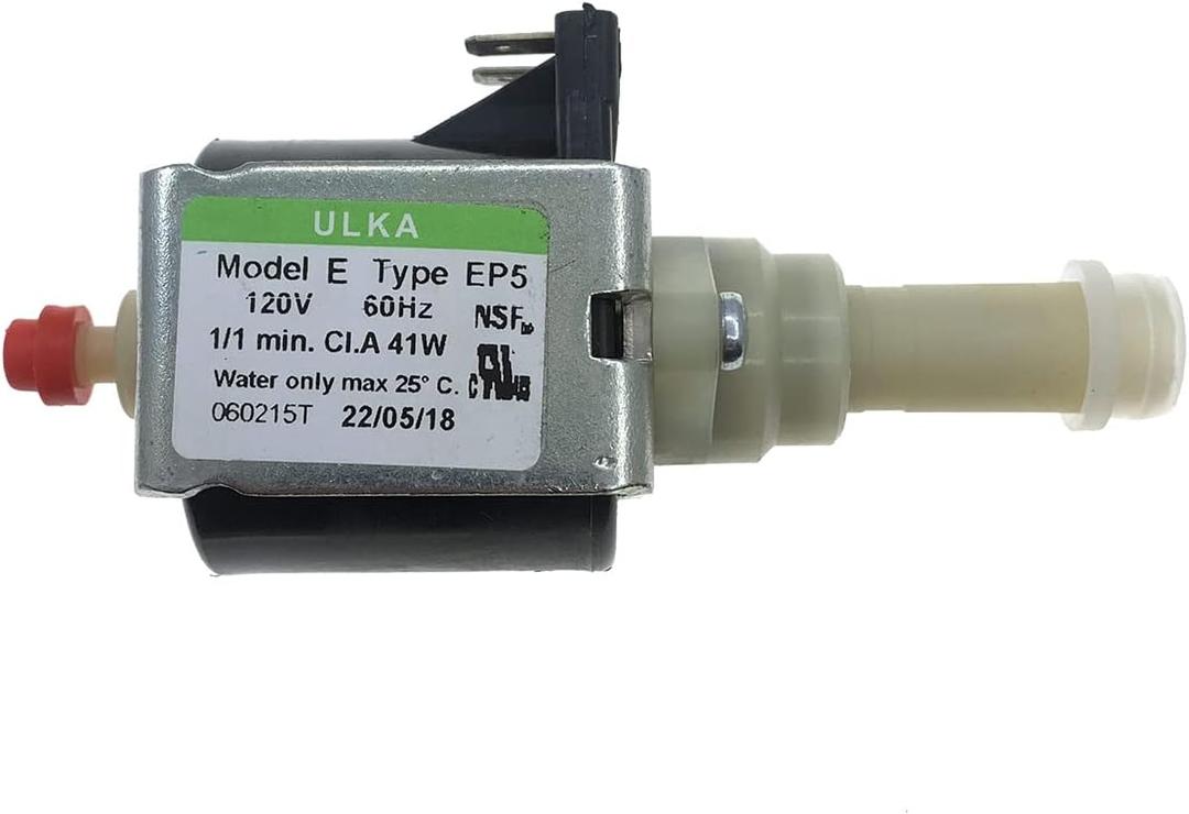 ULKA Model E Type EP5 Vibratory Pump 120V 60Hz 41W for Saeco Gaggia Delonghi Espresso Machine Replacement Parts