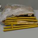 Buzowruil Metal Rolling Clothing Rack Adjustable Freestanding Garment Organizer with Wheels, SpaceSaving Design for Home, Closet, Office, or Retail, Gold