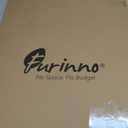 Furinno CLASSIC Coffee Table, Modern Rectangle Coffee Table with 1.8 Inch Thick Tabletop, Side Table for Living Room, Home Office, White