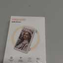 Vlog Selfie Monitor Screen for iPhone 17 Series & Android, Wireless Magnetic Built-in Speaker 4K/1080P Phone Back Camera Monitor with Remote Control for Live Stream TikTok (White)