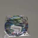 CREATCABIN Stained Windows Hanging Suncatcher Retro Dragonfly Hanging Ornament Round Acrylic Panel Sun Catcher with Iron Chain and Jump Rings Summer Home Decor Gift for Family Friends 7.9x7.9 Inch