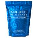 Ancient Minerals Magnesium Bath Flakes, Epsom Salt Alternative, 8lb, Best Before: 09/2030