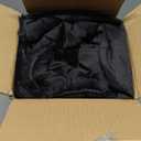 Fluffy Throw Bubble Blanket Twin Size - Faux Fur Throw for Couch or Bed - Plush Soft Extra Thick Faux Fur Rabbit Blanket - Comfy, Warm & Breathable - Luxury Minky Tie Dye Bedding - 60" x 80", Black