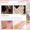 8 Colors Highlighter Makeup Palette, Glitter Eyeshadow Palette Facial Contour Brightening Blush Makeup Shimmer Glitter Highlighter Bronzer Palette Highlighters Cosmetics