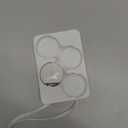 Air Tracker Tag, Smart Tag Bluetooth Tracker Works with Apple Find My (iOS Only), IP68 Waterproof, Replaceable Battery, Key Finder and Item Locator for Keys, Bags, Luggage, Wallet, etc (White)