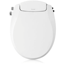 Brondell Bidet Toilet Seat Non-Electric Swash Seat, Fits Round Toilets, White – Dual Nozzle System, Ambient Water Temperature – Bidet with Easy Installation