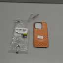 ZTOFERA Magnetic Case for iPhone 16 Pro, Compatible with Magsafe, Polka Dot Aesthetic Phone Case Cute for Girl Women, Hard PC+Soft TPU Protective Phone Cover for iPhone 16 Pro-Orange