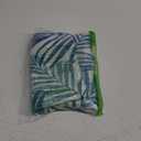 Blue Plant Leaf Decorative Throw Pillow Covers for Couch Bed Sofa Living Room Tropical Plants Leaves Square Cushion Cases Art Home Decor 18x18 inch Set of 2 (Blue)