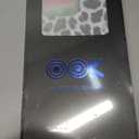 OOK for iPhone 16 Pro Max Case with Screen Protector + Camera Lens Protector, Retro Cool Leopard Print Cheetah Half-Wrapped PU Phone Case for Women Men, Slim Minimalist Hard PC Case Cover, White