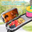 Snack Tray Compatible with UPPAbaby Vista V3/Vista V2/Vista/Cruz V3/Cruz V2/Cruz/RumbleSeat (V2,V2+,V3) Stroller Tray with Lid, Quick Attachment, Folds with Stroller, Dishwasher Safe, Patent Pending
