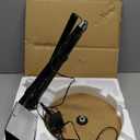 OBright Dimmable LED Pharmacy Floor Lamp, 12W LED, Full Range Dimming, 360 Degree Swing Arms, Adjustable Heights, Standing Lamp for Reading, Sewing, and Craft, ETL Listed (Black)