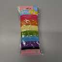 3 x Colorful Hair Ties No Damage, Organic Ponytail Holders Hair Accessories for Women & Men, 4mm Hair Elastics Fits All Hair Types (32 Count) (Multicolor)