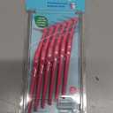 TePe Interdental Brush Angle, Angled Dental Brush for Teeth Cleaning, Pack of 6, 0.40 mm, Extra-Small/ Small Gaps, Pink, Size 0