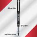 PILOT Precise V5 Stick Liquid Ink Rolling Ball Stick Pens, Extra Fine Point (0.5mm) Assorted Ink Colors, 10-Pack (12562)