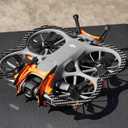 Neo 2 Premium Carbon Fiber Protection Kit for FPV Flying, High-Strength Reinforced Design, Lightweight Full Protection Set, No Original Propeller Guard Needed, Adds Only 19g vs. Original Guard, Only 1.5 Minutes Less Battery Life (1 Set, Orange)