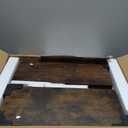 SUPERJARE 78.8 inch Narrow Console Table with Outlet, Sofa Tables, Behind Couch Table, Long Entryway Tables with Charging Station, for Living Room, Rustic Brown