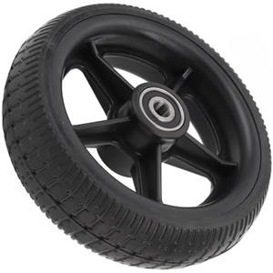 Electric Scooter Rear Wheel Assembly, Shock Absorbent 6.5in Anti Slip Rubbe, Material,Explosion Proof Scooter Rear Tire Wheel for Replacement
