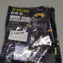 Classic Rain Suits for Men Breathable Rain Gear for Waterproof work, Hooded Coats Jacket and Pants L